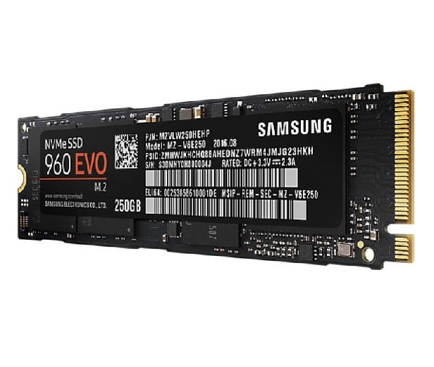 Samsung 960 EVO MZ-V6E250BW recenze a test
